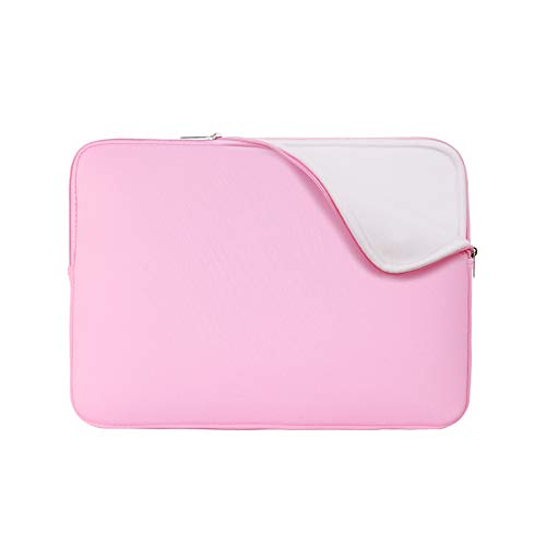 RAINYEAR 15,6 Zoll Laptop Hülle Tasche Laptophülle Gepolsterte Sleeve Case Weiches Futter Laptoptasche Schutzhülle Kompatibel für 15,6 Notebook Computer Chromebook(Rosa,Aktualisierte Version) von RAINYEAR make life easier