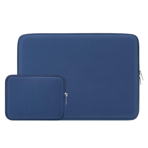 RAINYEAR 15 Zoll Laptop Hülle Schutzhülle Computer Sleeve Case Abdeckung Laptophülle Laptoptasche mit Zubehör Tasche Kompatibel mit 15,4 MacBook Pro Speziell für Modell A1707 A1990(Marineblau) von RAINYEAR make life easier