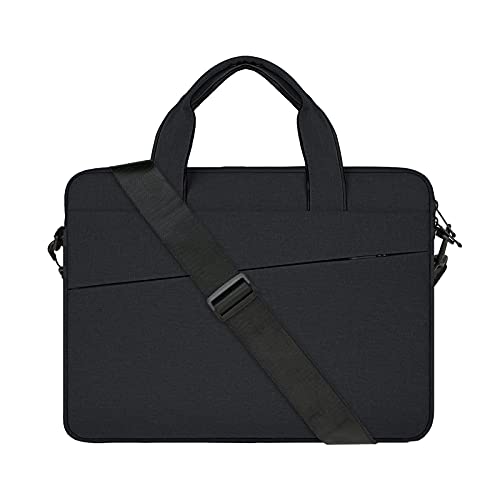 RAINYEAR 15 Zoll Laptoptasche Aktentasche Mit Griff Schulterriemen, für 15,4" MacBook Pro, New XPS 15 Touch, Surface 3/4 15", Laptophülle Schulter Tasche Hülle Handtasche Schultertasche, Schwarz von RAINYEAR make life easier