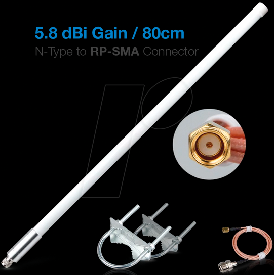 RAK W113 - Fiberglas Antenne 5,8 dBi LoRa WAN von RAK WIRELESS