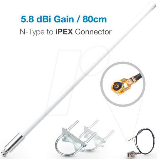 RAK W118 - Fiberglas Antenne 5,8 dBi LoRaWAN von RAK WIRELESS