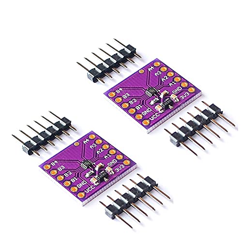 RAKSTORE 2 Stück TXB0104 4-Bit bidirektionaler Spannungsstufen-Übersetzer, automatische Richtung, ESD-Schutzplatine von RAKSTORE