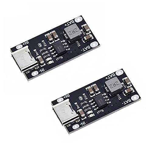RAKSTORE 2 Stück Typ-C USB-Eingang Hochstrom 3A Polymer Ternary Lithium Batterie Schnellladeplatine IP2312 CC/CV Modus 5V bis 4,2V RAKSTORE 2 Stück Typ-C USB-Eingang Hochstrom 3A Polymer Ternary Lithium Batterie Schnellladeplatine IP2312 CC/CV Modus 5V bis 4,2V von RAKSTORE