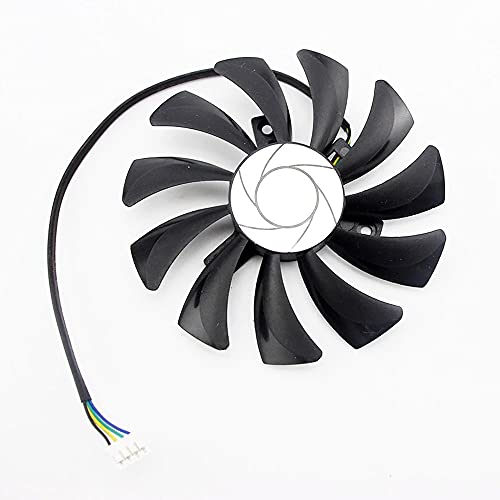 RAKSTORE 85mm Grafikkarten Lüfter Kompatibel mit MSI GTX 1050 GTX 1050 Ti RX560 Leiser Kühler Lüfter (4 Pin) von RAKSTORE