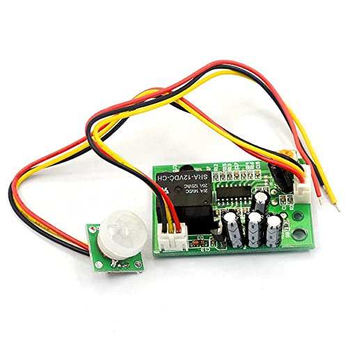 RAKSTORE DC 12 V PIR Bewegungssensor Relais Modul IR Infrarot Menschen Körper Induktion Sensor Pyroelektrischer Controller Schalter Timer Verzögerung von RAKSTORE