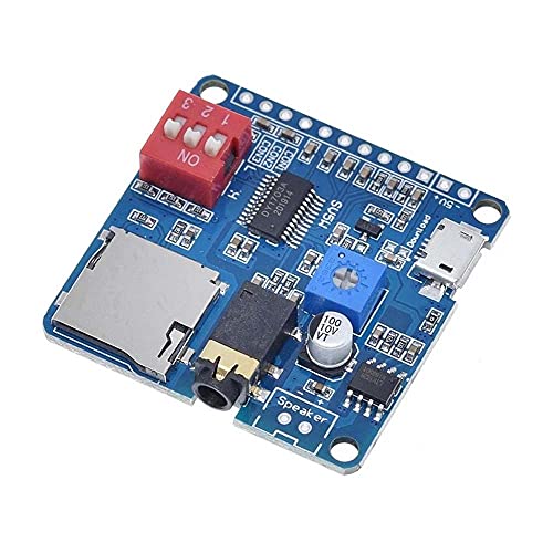 RAKSTORE DY-SV5W Sprachwiedergabe-Modul MP3 Musik-Player UART I/O Trigger-Verstärker Klasse D 5 W SD/TF-Karte von RAKSTORE