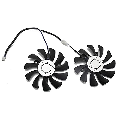 RAKSTORE HA8010H12F-Z 75mm Grafikkarten Lüfter Kompatibel mit MSI GTX 1050 TOC GTX 1050 Ti TOC Leiser Kühler Lüfter von RAKSTORE