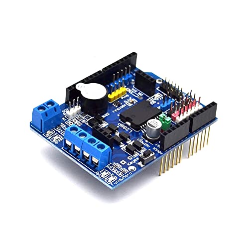 RAKSTORE L298P PWM Speed Controller Dual High Power H-Bridge Driver Bluetooth Interface L298P Motor Shield Board von RAKSTORE