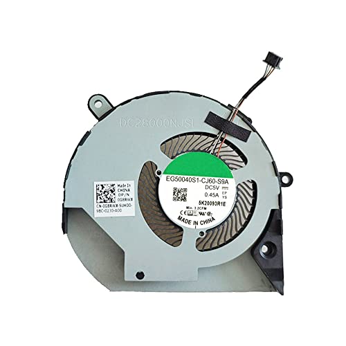 RAKSTORE Laptop CPU Lüfter Kompatibel mit Dell Precision 3540 Latitude 5510 Leiser Kühler Lüfter Ersatzlüfter EG50040S1-CJ60-S9A von RAKSTORE