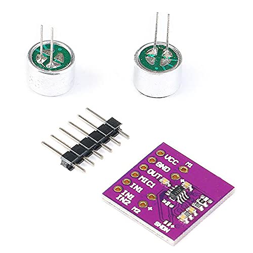 RAKSTORE MAX9813H Mikrofon-Verstärkermodul CJMCU-9813 Fixed Gain Integrierte Bias Dual Input Amplifier Board 4,5 V bis 5,5 V RAKSTORE MAX9813H Mikrofon-Verstärkermodul CJMCU-9813 Fixed Gain Integrierte Bias Dual Input Amplifier Board 4,5 V bis 5,5 V von RAKSTORE