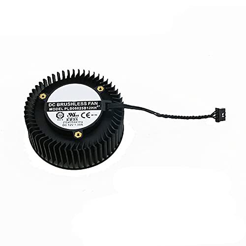 RAKSTORE PLB06625B12HH Grafikkarten Lüfter Kompatibel mit ASUS GTX 1060 GTX 1070 1070ti GTX 1080 GTX1080ti TURBO Leiser Kühler Lüfter Ersatzlüfter von RAKSTORE