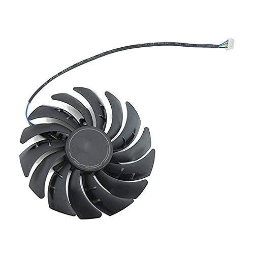 RAKSTORE PLD10010S12HH 95mm Grafikkarten Lüfter Kompatibel mit MSI RTX 3070 RTX 3060 Ti VENTUS 2X Leiser Kühler Lüfter (A) von RAKSTORE