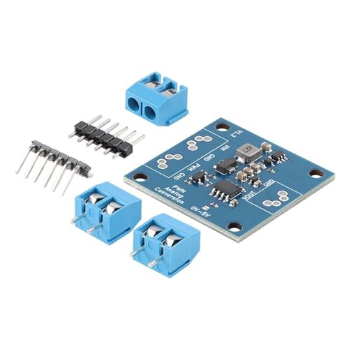 RAKSTORE PWM Signal auf Spannung Modul 0-100% Einschaltdauer auf 0-5V / 0-10V Ausgang 22Hz-20kHz 3,3V-24V Eingang von RAKSTORE