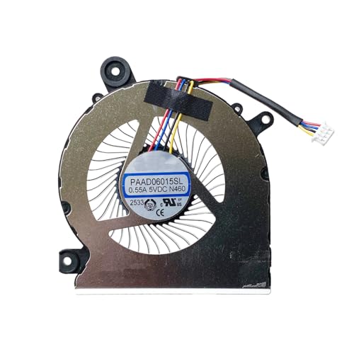 RAKSTORE Replacement Laptop CPU Cooling Fan Compatible with MSI GF66 GL66 MS-1581 1583 Quiet Cooler Fan PABD08008SH N459 PAAD06015SL N460 (GPU fan) von RAKSTORE