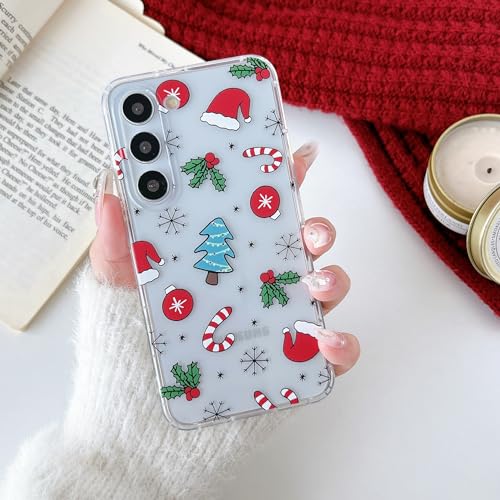 RALEAVO Handyhülle für Samsung Galaxy S22 5G, Niedlich Klar Cartoon Design Hülle weiches Silikon schützende stoßfest Bumper Cover Case für Samsung S22-Schwarzer von RALEAVO