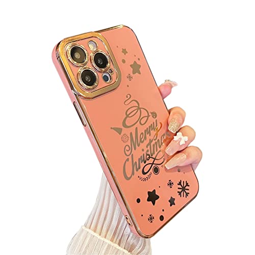 RALEAVO Weihnachts Hülle Kompatibel mit iPhone 13 Pro Max 6.7 Zoll Hülle Galvanisieren Entworfen Niedliche Weiche Hülle für iPhone 13 Pro Max 6.7 Zoll-Rosa RALEAVO Weihnachts Hülle Kompatibel mit iPhone 13 Pro Max 6.7 Zoll Hülle Galvanisieren Entworfen Niedliche Weiche Hülle für iPhone 13 Pro Max 6.7 Zoll-Rosa von RALEAVO