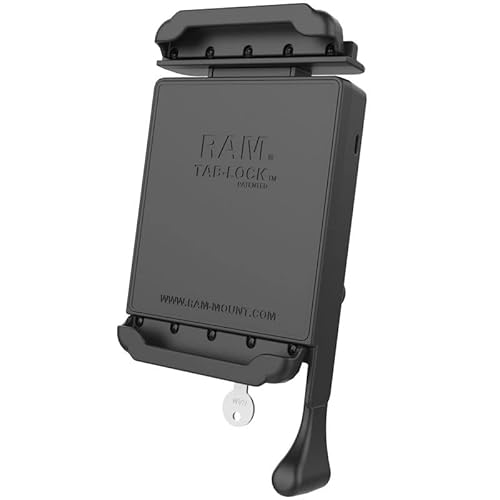 Ram-Mount Tab-Lock Locking Cradle stoßfeste Schutzhülle für Tablet (stoßfest, Samsung, Galaxy Tab 4 7.0, 594 g, schwarz) von RAM MOUNTS