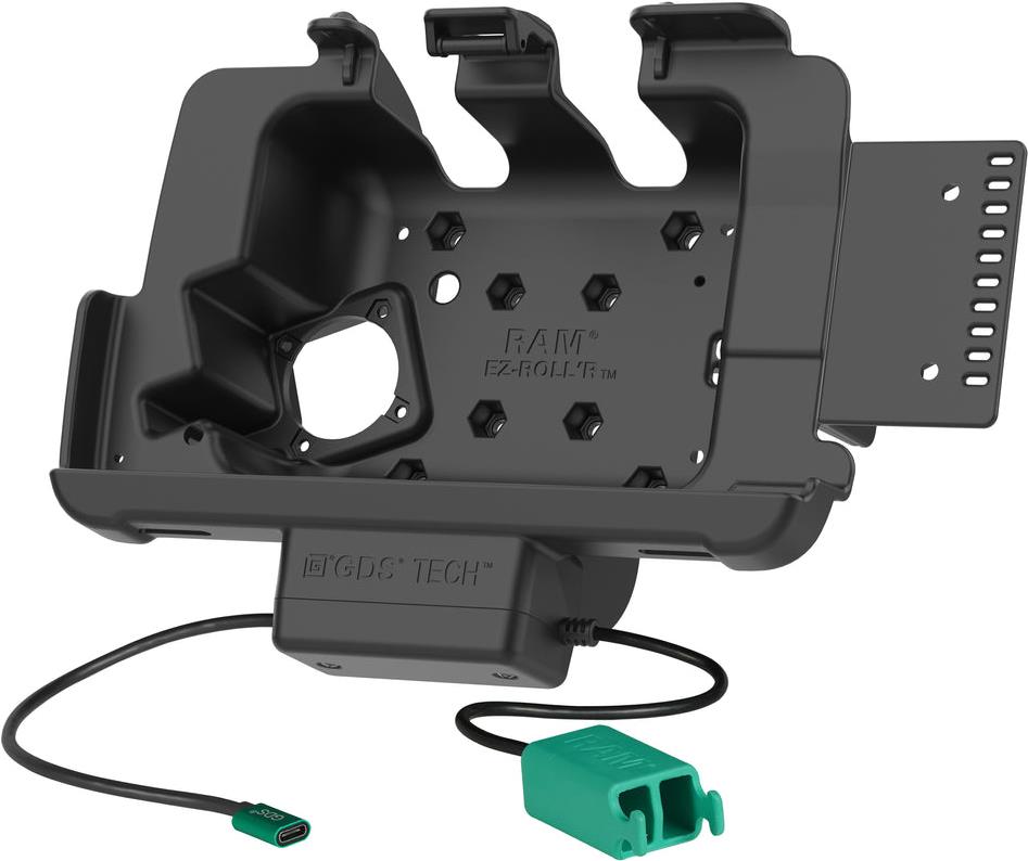 RAM Mounts GDS Tough-Dock Zebra ET4x 8 Zoll Tablet in IntelliSkin-Lade-/Schutzhüllen - USB-C, Dual USB-A, 60 W Ausgang, AMPS-/VESA-Aufnahme (RAM-GDS-DOCK-ZE20PD2U) von RAM Mounts