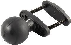 RAM Mounts RAM 2 Max Width Clamp Base with D Size 2.25 Diameter Ball (RAM-D-247U-2) von RAM Mounts