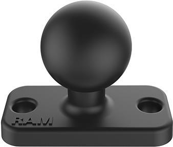 RAM Mounts RAM B Size 1 Ball and Rectangular Plate with 1.5 2-Hole Pattern (RAM-B-202U-12) von RAM Mounts