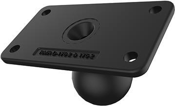 RAM Mounts halbe VESA-Platte (35x75 mm Lochraster) - C-Kugel (1.5 ), im Polybeutel (RAM-2462U) von RAM Mounts