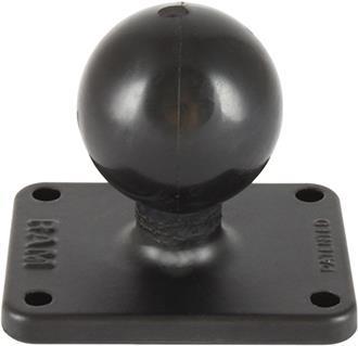 RAM Mounts rechteckige Basisplatte (50,8 x 63,5 mm) mit C-Kugel (1.5 ) - im Polybeutel (RAM-202U-225) von RAM Mounts