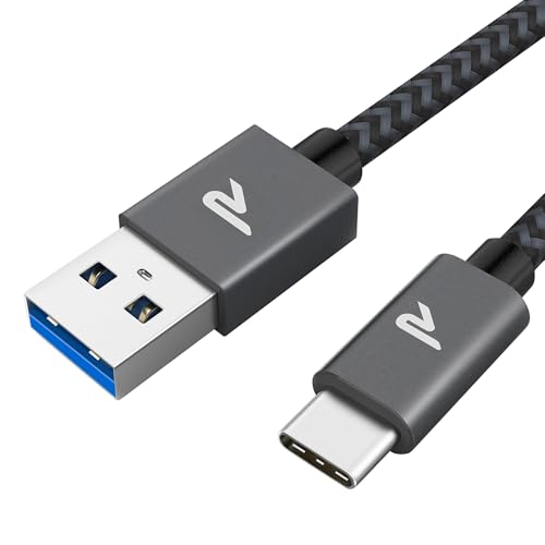 USB C Kabel RAMPOW, iPhone 16 ladekabel, ladekabel USB C, USB USB C Kabel USB 3.0 & QC 3.0 Schnellladekabel USB C, iPhone 15 ladekabel, Ladekabel USB C für iPhone 16/15/15 Pro, Samsung S23/S22/Note-1M von RAMPOW