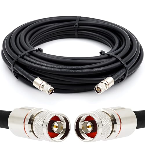 N Stecker auf N Stecker Koaxialkabel 10m — 50ohm 10D-FB Wasserdichtes Ø13mm Verlängerung Ultra Low Loss antennenkabel — WiFi RF Antenne GSM 3G 4G LTE 5G Router Signalverstärker Lora Ham CB Funk N Stecker auf N Stecker Koaxialkabel 10m — 50ohm 10D-FB Wasserdichtes Ø13mm Verlängerung Ultra Low Loss antennenkabel — WiFi RF Antenne GSM 3G 4G LTE 5G Router Signalverstärker Lora Ham CB Funk von RANGEFUL