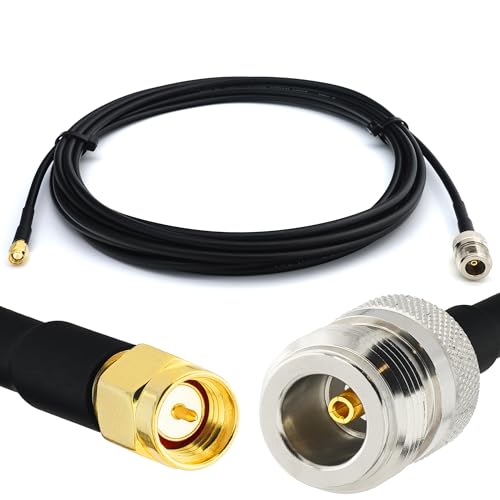 RANGEFUL SMA Stecker auf N Buchse RG58 Koaxialkabel 12m — Verlängerung Low Loss antennenkabel 50ohm — für WiFi RF Antenne GSM LTE 4G 5G 6G Router Signalverstärker Lora Ham CB Funk RANGEFUL SMA Stecker auf N Buchse RG58 Koaxialkabel 12m — Verlängerung Low Loss antennenkabel 50ohm — für WiFi RF Antenne GSM LTE 4G 5G 6G Router Signalverstärker Lora Ham CB Funk von RANGEFUL
