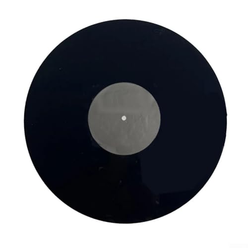 30,5 cm Acryl-Schleifmatte für Phonograph-Plattenspieler, Vinyl, 3 mm, antistatische LP-Matte, Acryl-Plattenspieler-Unterlage für Vinyl-LP-Plattenspieler (schwarz) von RANRAO