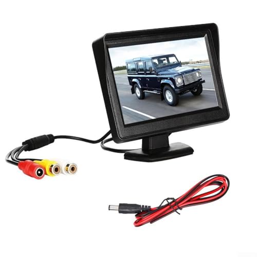 4,3 Zoll TFT LCD Auto Monitor, Parkmonitor für Rückfahrkamera DVD von RANRAO