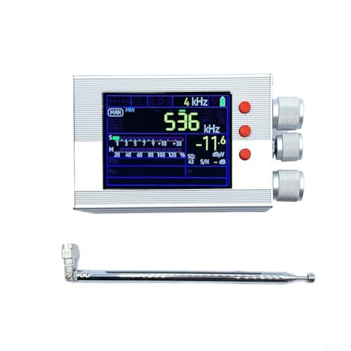 RANRAO Tragbare Digitale Radio Aluminiumlegierung Shell TEF6686 FM/AM SW/LW Hochfrequenz Radio Empfänger Externe Antenne Multi Band Radio Lautsprecher, 1511362490 RANRAO Tragbare Digitale Radio Aluminiumlegierung Shell TEF6686 FM/AM SW/LW Hochfrequenz Radio Empfänger Externe Antenne Multi Band Radio Lautsprecher, 1511362490 von RANRAO