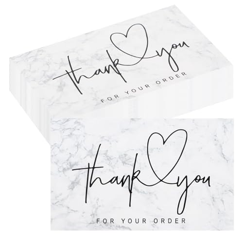 100 Stück Dankeskarten,Thank you cards small business,Thank you for your order cards,Dankeskarten für Bestellung für hochzeit geburtstag geschäft kommunion von RANYAKE