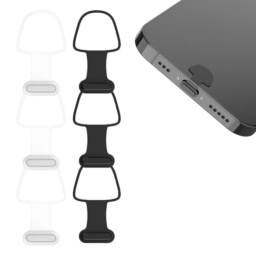 RANYAKE 6Stück USB C Schutzkappe,Anti Dust Charging Port Plug,Handy Ladebuchse Schutz,Selbstklebende Staubschutzkappe für Mobiltelefone,Wiederverwendbarer C-Stecker-Schutz,Zubehör für iPhone,iPad von RANYAKE