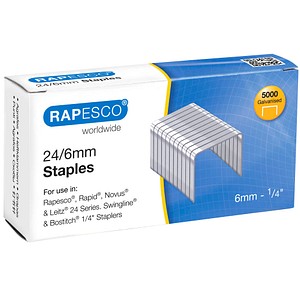 5.000 RAPESCO® Heftklammern 24/6 von RAPESCO®