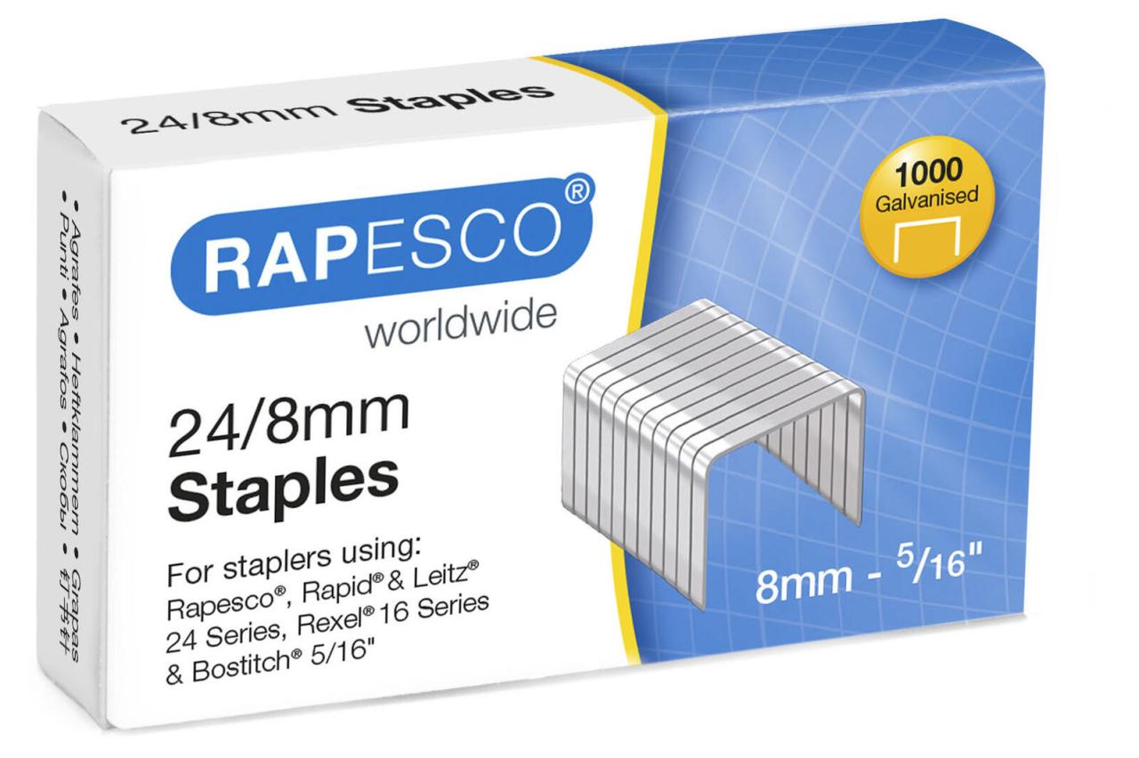 RAPESCO 24/8 Heftklammern 1000 24/8 von RAPESCO®