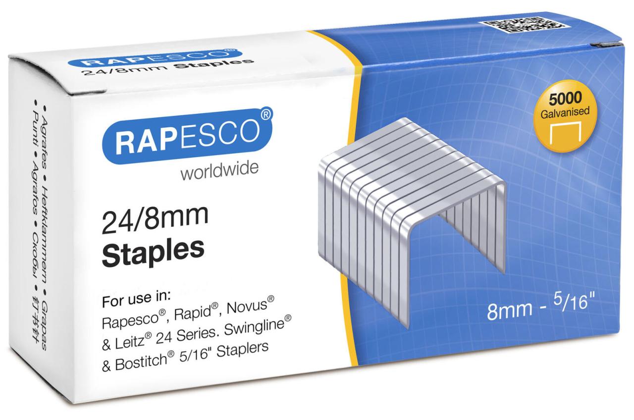 RAPESCO® Heftklammern 12 mm 24/8 von RAPESCO®