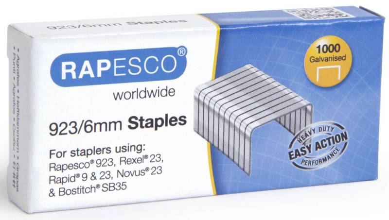 RAPESCO® Heftklammern 12.5 mm 23/6 von RAPESCO®