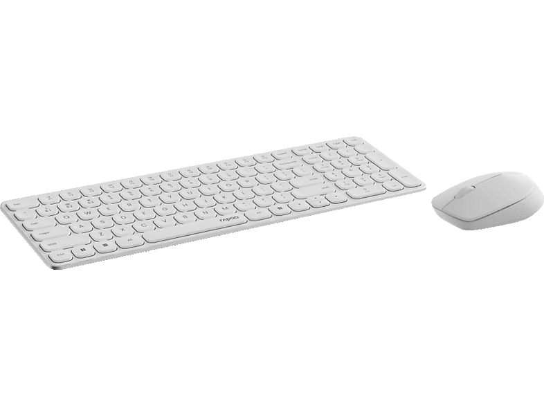 RAPOO 9310M, Multi-Mode-Deskset, kabellos, Weiß von RAPOO