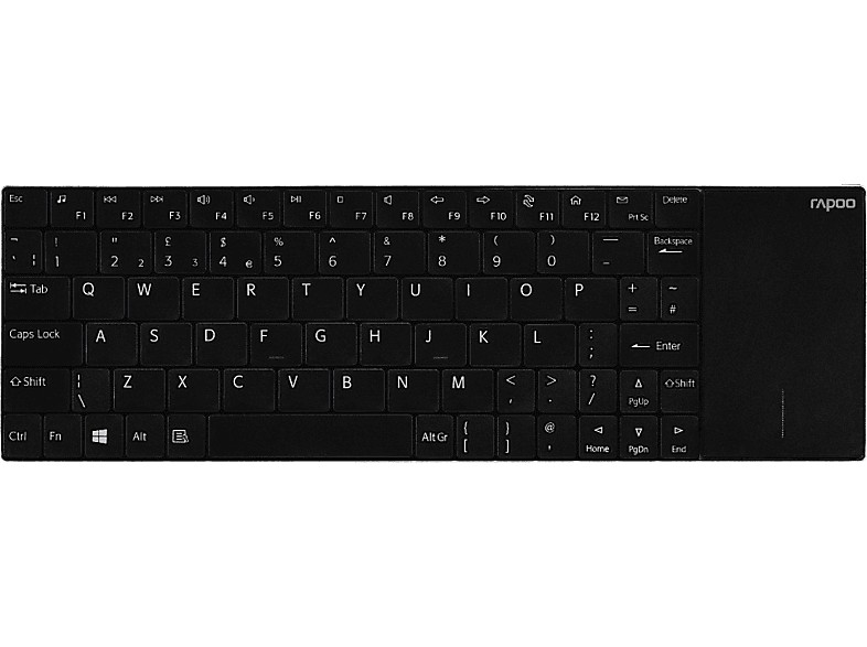 RAPOO E2710, Tastatur, Scissor, Sonstiges, kabellos, Schwarz von RAPOO