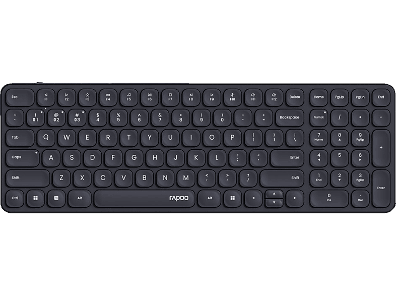 RAPOO E9310M, Tastatur, kabellos, Schwarz RAPOO E9310M, Tastatur, kabellos, Schwarz von RAPOO