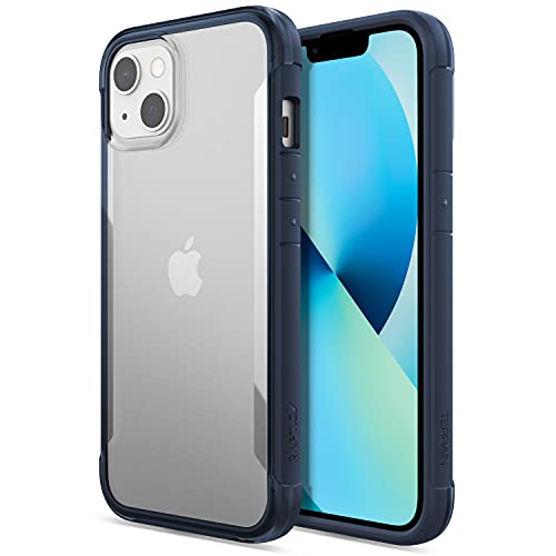 RAPTIC Coque Terrain Schutzhülle für iPhone 13 4M, biologisch abbaubar, Blau/Transparent von RAPTIC