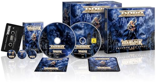 Warlock-Triumph and Agony Live/Miniboxcd/Brd+Mc von RARE DIAMONDS