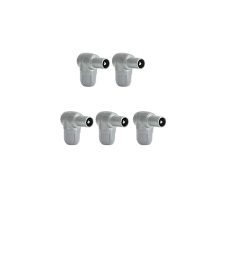 RASMACOR | TV Antennenstecker IEC Koaxial 5X Antennenbuchse Koaxialkabel Adapter Antennenkabel | CEI-Winkelstecker abgeschirmt für 6,9 mm Koaxialkabel | Televes 4130 RASMACOR | TV Antennenstecker IEC Koaxial 5X Antennenbuchse Koaxialkabel Adapter Antennenkabel | CEI-Winkelstecker abgeschirmt für 6,9 mm Koaxialkabel | Televes 4130 von RASMACOR