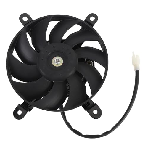 12-V-Motorradkühlungs-Thermolüfter, 10 Flügel, 170 Mm, Stahllegierungslüfter für ATV, Quad, Go-Kart, Wärmeableitung, Verlängerte Lebensdauer, Einfache Installation 12-V-Motorradkühlungs-Thermolüfter, 10 Flügel, 170 Mm, Stahllegierungslüfter für ATV, Quad, Go-Kart, Wärmeableitung, Verlängerte Lebensdauer, Einfache Installation von RASTKY