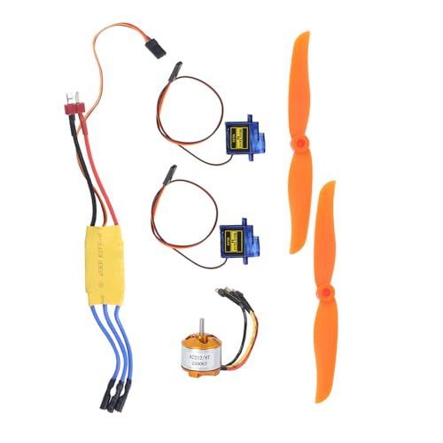 2200kV Effizienter Bürstenloser Motor 30A ESC SG90 Servo 6035 Propeller für RC-Flugzeugteile, ABS+ELEC, Passen für 400-450 Flugzeuge oder RC-Hubschrauber (2212 KV2200 Motor + 6035 Paddel + 9 Gramm 2200kV Effizienter Bürstenloser Motor 30A ESC SG90 Servo 6035 Propeller für RC-Flugzeugteile, ABS+ELEC, Passen für 400-450 Flugzeuge oder RC-Hubschrauber (2212 KV2200 Motor + 6035 Paddel + 9 Gramm von RASTKY