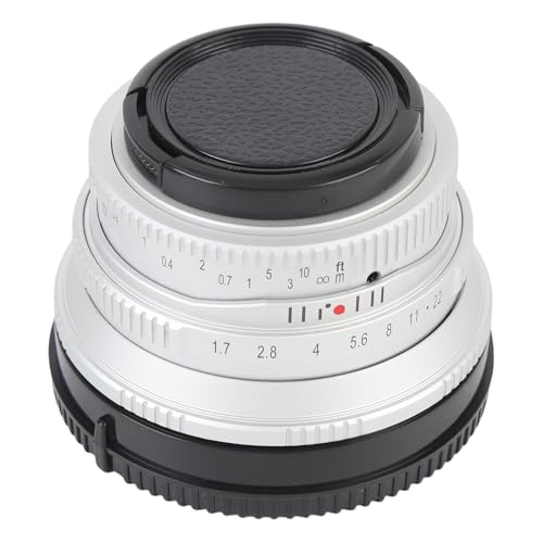 25 Mm F1.7 Manuelles Kameraobjektiv, Objektiv mit Großer Blende und Manuellem Fokus für Spiegellose Kameras mit G1, G3, G5, G6 und G7 M4/3-Mount, Schafft Romantische Atmosphäre, von RASTKY