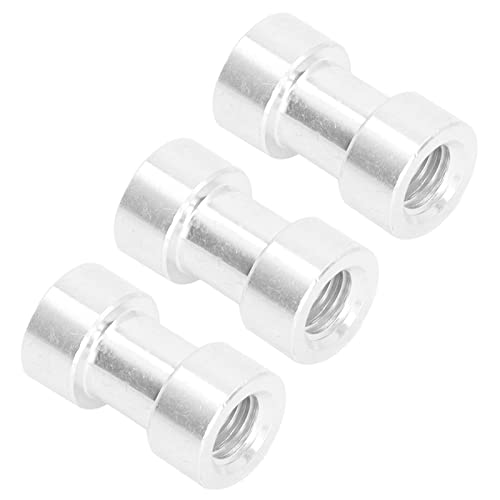 3 Stück Kamerastativ-Schraubenadapter 1/4 Zoll auf 3/8 Zoll für Kugelkopf-Blitzlichtstativ, Breite Verwendung, Langlebige Aluminiumlegierung, Starke Anpassungsfähigkeit, mit 1/4 von RASTKY