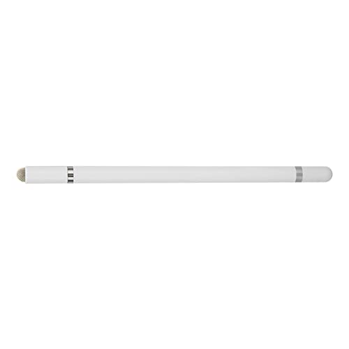 3-in-1 Multifunktionaler Kapazitiver Stift, Touchscreen-Stift für Telefone und Tablets mit Schreib- und Aluminiumkonstruktion (White) von RASTKY