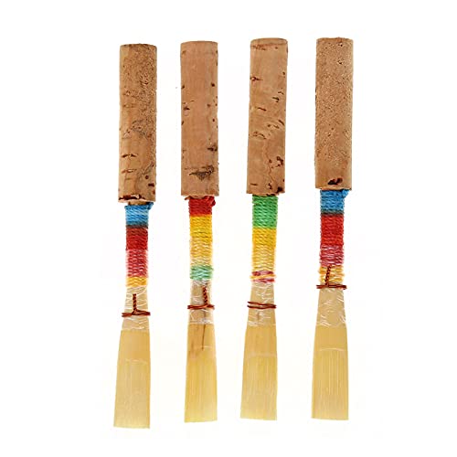 4PCS Oboe Reeds mit Plastikspeicherbox Medium Weichheit Oboe Accessoires für Verbesserte Leistungsbetreuung von Soundqualität Oboe -Spieler von RASTKY